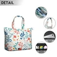 thumbnail image 3 of Flower Women's Large Weekend Travel Bag Moving Canvas Handbag Thick Double Layer Beach Weekend Travel Unisex Hospital Maternity Delivery with Toiletry Waterproof, 3 of 5