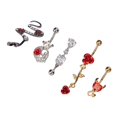 thumbnail image 2 of Belly Button Piercing Jewelry,5pcs Belly Button Rings Belly Button Rings Stainless Steel Belly Button Rings Achieve More, 2 of 8