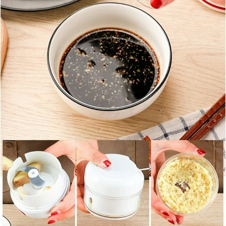 

Manual Pressing Garlic Cutter Practical Garlic Chopper Household Pressing Garlic Mincer Smasher Grinding Grater Kitchen