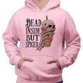 thumbnail image 2 of Dead Inside but Spiced Hoodie Sweatshirt Unisex Small Pink, 2 of 5