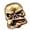 Yellow, variant on Metal Carved Skull Pendant for Keychain and Backpack Decoration Unique Skull Charm Paracord Accessories