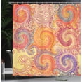 thumbnail image 4 of Ambesonne Abstract Shower Curtain, Grunge Sun Boho, 69"Wx75"L, Multicolor, 4 of 5