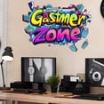 thumbnail image 2 of Adhesivos de pared 3D Gamer Zone Cartoon Graffiti Breakthrough, 2 of 4
