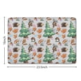 thumbnail image 5 of Fall Hedgehog Pattern Flannel Non Slip Door Rugs,Washable Door Mats Indoor,Decorative Door Mats,Dirt-Resistant and Absorbent Doormat for Entrance,Bedroom,Kitchen,Bathroom,23.5x16in(60x40cm), 5 of 5