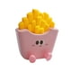 thumbnail image 5 of Lámpara de noche de silicona para guardería, lámpara de mesa portátil con forma de papas fritas y control táctil Rosa, 5 of 9