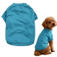 thumbnail image 2 of LGCASL Lightweight and Breathable Spring Pullover for Pets Dog T Shirt Soft Cotton Basic Pet Shirt Lightweight Breathable Pullover Design for Small and Medium Dogs Puppy (Blue, S), 2 of 9