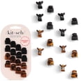 thumbnail image 1 of Kitsch Mini Claw Clips for Women - Stylish Small Hair Clips for Kids | Stays In Place Without Pulling or Snagging | Durable & Sturdy Plastic | Ideal Gifts for Women - Tortoise & Black, 16 Pcs, 1 of 4