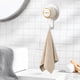 thumbnail image 5 of Fiudx Gancho de Pared Antimarcas, Diseño de Plástico Adhesivo, Instalación Sin Perforaciones, Ahorra Espacio, Organizador Versátil, Cocina, Sombreros, Bolsos, Llaves, Blanco, Amarillo y Gris, Tamaño, 5 of 6