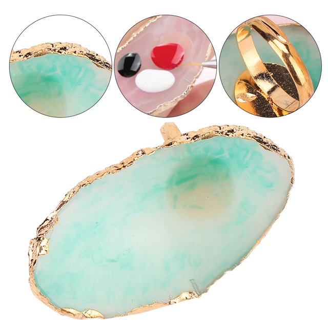 Easy To Clean Resin Plastic Plate, Nail Gel Plate, Exquisite Adjustable For Home Manicure Store Beauty Salon Salon Shop