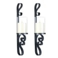 thumbnail image 1 of Ornate Candle Sconce Duo, 1 of 2
