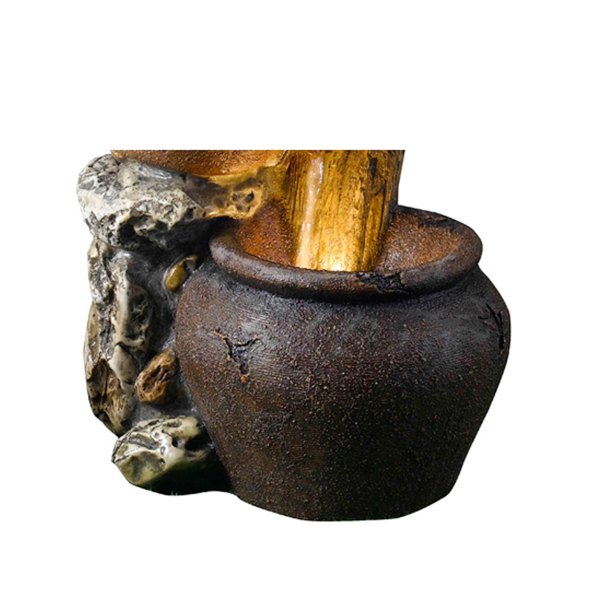 Pentole Pot Outdoor Fountain with Illumination