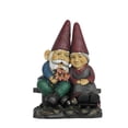 thumbnail image 2 of Hi-Line Gifts Old Gnome Couple On Bench Outdoor Garden Statue - 17", 2 of 2
