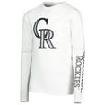 thumbnail image 4 of Youth Stitches Black/White Colorado Rockies Combo T-Shirt Set, 4 of 5