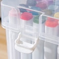 thumbnail image 4 of GBAYXJ Multifunctional Transparent Marker Organizer Storage Container For Art Pens Color Highlighter Watercolor Pencils 12/24/36/48/60/80/120 Slots, 4 of 9