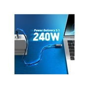 j5create USB 40Gbps 240W USB Type-C Cable, JUC29L08