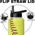 thumbnail image 3 of 40oz Baseball Water Bottle - Insulated Sports Water Bottle for Baseball Players, Fans, Coaches | Gift for Men, Women, Boys & Girls | Dugout, Training, Games Accessory, 3 of 6