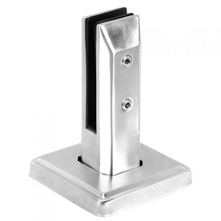 

Haofy 6.7in Stainless Steel Floor Standing Stairs Balcony Pool Glass Spigots Balustrade Railing Clamp For Glass Swimming Garden Balustrade Staircase