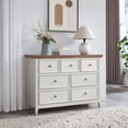 thumbnail image 6 of Beige 37.66 in. H Accent Cabinet with 7 Drawers, 6 of 8