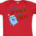 thumbnail image 4 of Inktastic I Want a Hippopotamus for Christmas Cute Stuffed Hippo Boys or Girls Baby Bodysuit, 4 of 5