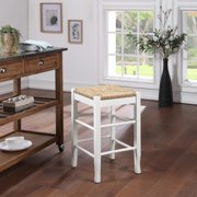 Boraam 24 Square Rush Stool, Multiple Colors