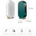 thumbnail image 2 of nipocaio Jewelry Organizer for Travel 4 Layers Adjustable Jewelry Box Portable Storage Case for Rings Earrings Necklace (1, Green), 2 of 5