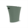 Skinny Sleek & Stylish Bathroom Trash, Small Garbage Can Wastebasket for Narrow Spaces at Home or Office, 2 Gallon Capacity, Black, 2-Pack (New Version)