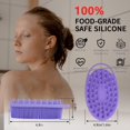 thumbnail image 2 of LAICAIW Silicone Body Scrubber, Silicone Loofah, Body Wash Scrubber, Body Scrub Brush, Body Scrubbers for Use in Shower, Silicone Loofah Body Scrubber, 2 of 6