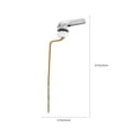 thumbnail image 2 of LEEYNEER 2pcs Toilet Flush Handle Replacement Fits Side Mount Toilet Tank Lever Handles, 2 of 10