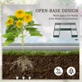 thumbnail image 4 of Modular Galvanized Steel Raised Garden Bed Set, U-Shaped Large Planter Boxes for Outdoor Backyard, Patio, or Vegetable Garden, Weather-Resistant Green Metal Planters, 96.5" W x 12.2" H, 4 of 7