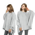 thumbnail image 2 of Oversized Hooded Poncho Cape, Casual Hoodie Sweatshirt, Batwing Coat Pullover | Light Weight, Cozy, Comfortable, Roomy | for Adults Women Men Teens, 2 of 7