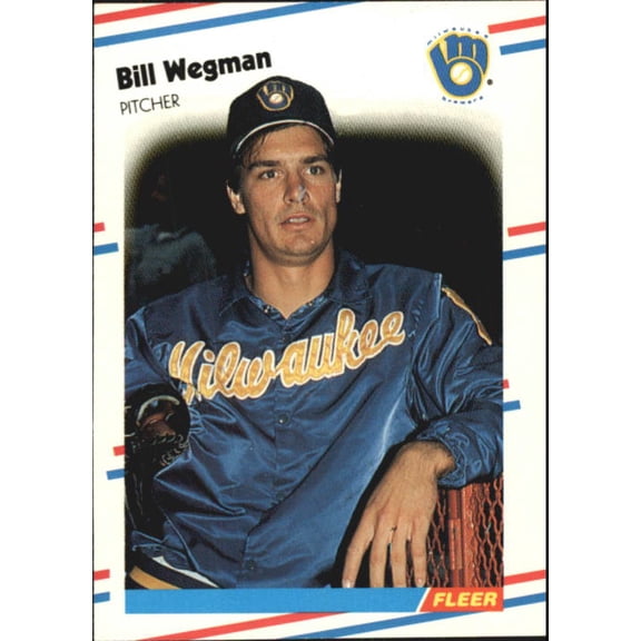 1988 Fleer Glossy #177 Bill Wegman MLB Baseball Trading Card