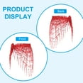 thumbnail image 4 of Uxcell Women's Belly Dance Hip Scarf with Sequins Triangle Wrap Skirts Waist Chain for Music Festival Party Costume Red, 4 of 7
