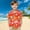 Orange A32, variant on Rvasteizo Shirts for Boys Girls Hawaiian Print Lapel Pocket Wear Short Sleeve Casual Shirt Top for Boys Girls 2-15Years