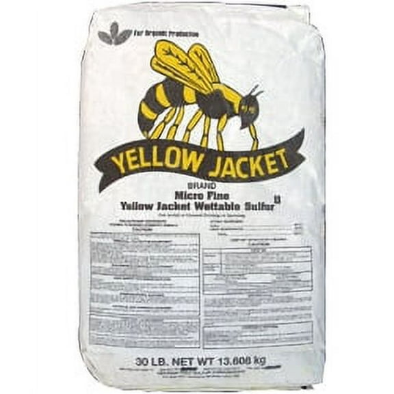 Georgia Gulf Sulfur Yellow Jacket Wettable Sulfur Powder Fertilizer, 50 lbs with Diseases Control