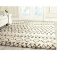 thumbnail image 2 of SAFAVIEH Casablanca Domhnall Southwestern Shag Area Rug, Ivory/Dark Brown, 11' x 15', 2 of 8