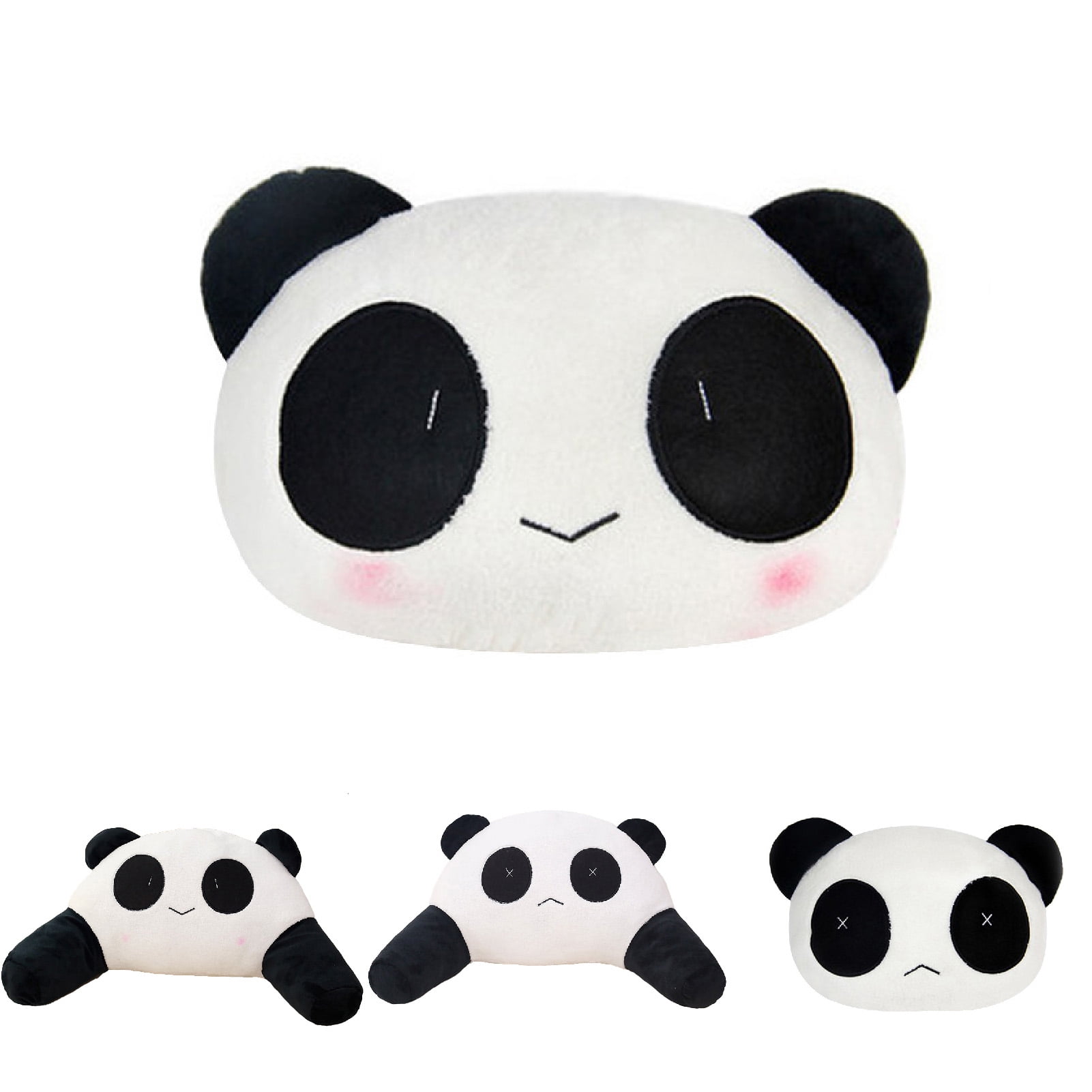 Walbest 1 Pack Car Headrest Pillow Comfortable Cotton Cute Panda Shape Car Seat Plush Lumbar Pillow for Universal Car SUV Walmart