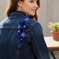 thumbnail image 5 of Jiibva 3D Flower Embroidered Appliques Sew on Patch Floral Embroidery Patches with Beaded Rhinestone for DIY Sewing Crafts Clothing Decor, 5 of 7