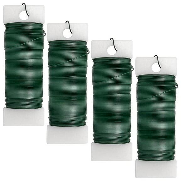 4Pack Floral Wire Flexible Paddle Florist Green