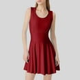 thumbnail image 2 of BUIGTTKLOP Womens 1 Piece Swim Dress 2026 Belly Control Bathing Suit Sleeveless Flowy Beach Swimwear, 2 of 6