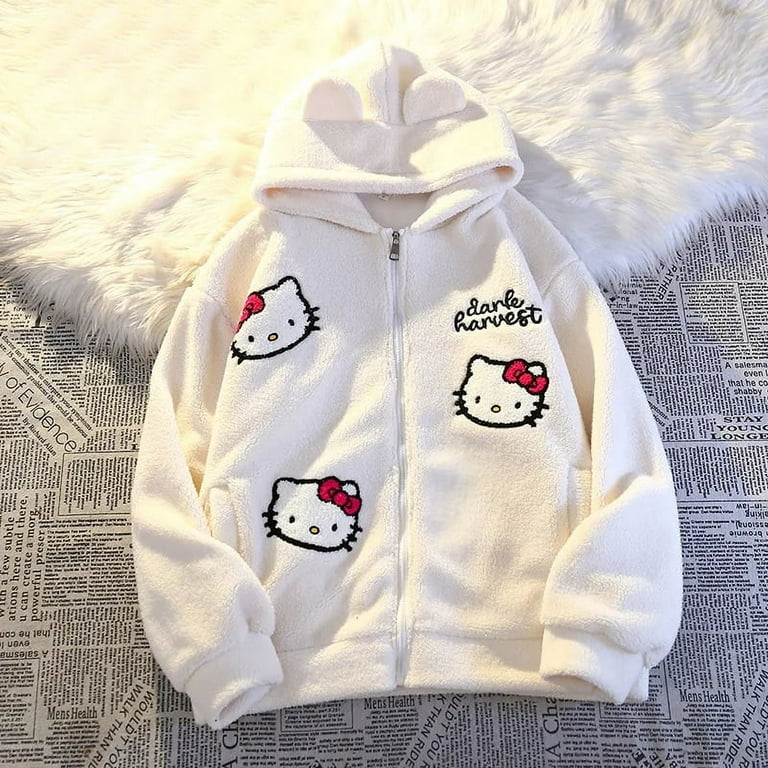 Hello kitty hoodies for adults hot sale