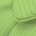 thumbnail image 4 of DNG Creations 1 Piece Damask Stripe Comforter 100% Egyptian Cotton 550 GSM Filling ( California King Size ) All Season 800 Thread Count - Stripe Sage Colour, 4 of 6