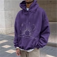 thumbnail image 1 of Sudadera con capucha para hombre, sudadera con capucha con letras estampadas, jersey de manga larga, sudadera con capucha para hombre, abrigo de poliéster, 1 of 5