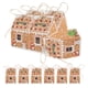 thumbnail image 3 of 50 cajas pequeñas de dulces navideños de jengibre, mini cajas de dulces, bolsas de papel para envolver regalos de fiesta de Navidad para niños., 3 of 7