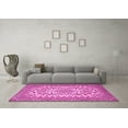 thumbnail image 3 of Ahgly Company Indoor Rectangle Medallion Pink Traditional Area Rugs, 6' x 9', 3 of 4