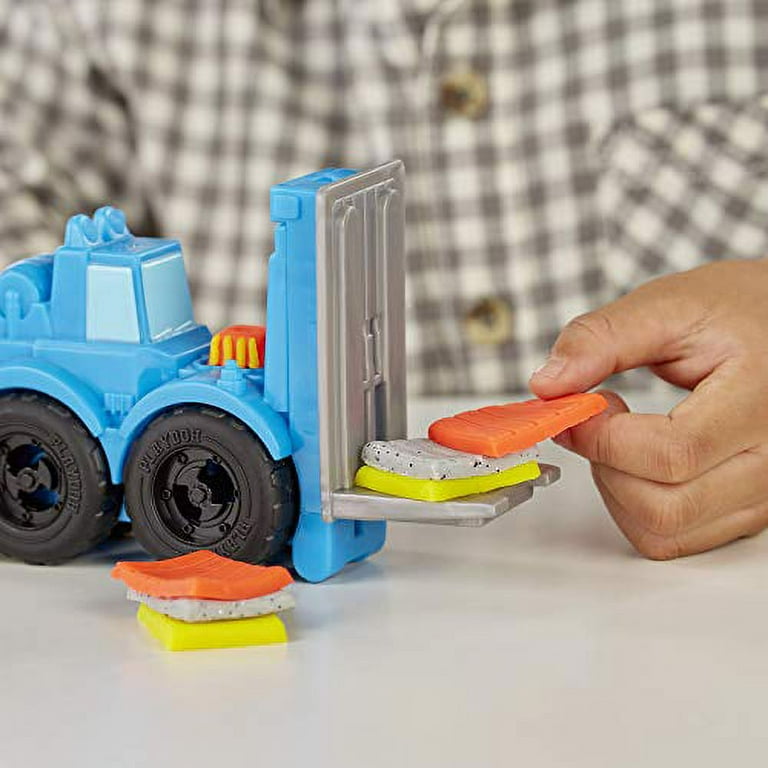 Play-Doh Wheels Crane and Forklift Construction Toys