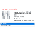thumbnail image 2 of Luggage Compartment Light Bulb - Compatible with 1993 - 2000 GMC C3500 1994 1995 1996 1997 1998 1999, 2 of 2