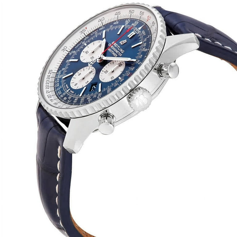 Breitling Navitimer 1 Chronograph Automatic Chronometer Auora Blue Dial Men s Watch AB0127211C1P1