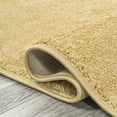 thumbnail image 3 of JONATHAN Y SUPERSOFT 3 x 5 Oval Area Rug, Haze - Mustard, SEU100B-3OV, 3 of 7