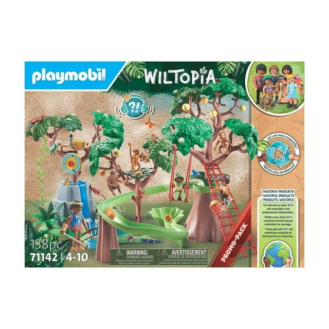 Set de Juego Playmobil Wiltopia Parque Infantil Jungla Tropi 138 Piezas
