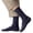 Navy, variant on 1 Pair Non Binding Loose Fit Ankle Socks Wide Thin Crew Socks with No Elastic Top for Men & Women Plus Size